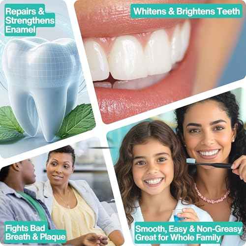 Nano-Hydroxyapatite Oil Pulling Whitening Mouthwash for Teeth and Gums, Natural & Organic, Whitens Teeth, Strengthens Enamel, Fights Bad Breath & Plaque ? Smooth & Non-Greasy ? for Adults & Kids 8oz