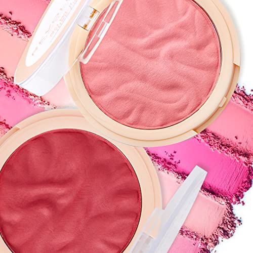 Revolution Beauty, Blusher Reloaded, Pressed Powder Face Blusher, Highly Pigmented & Long Lasting Formula, Peaches & Cream, 0.26 Oz.