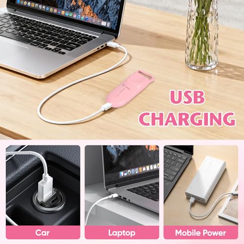 Heated Eyelash Curler with Dual-Temp Control & USB-C