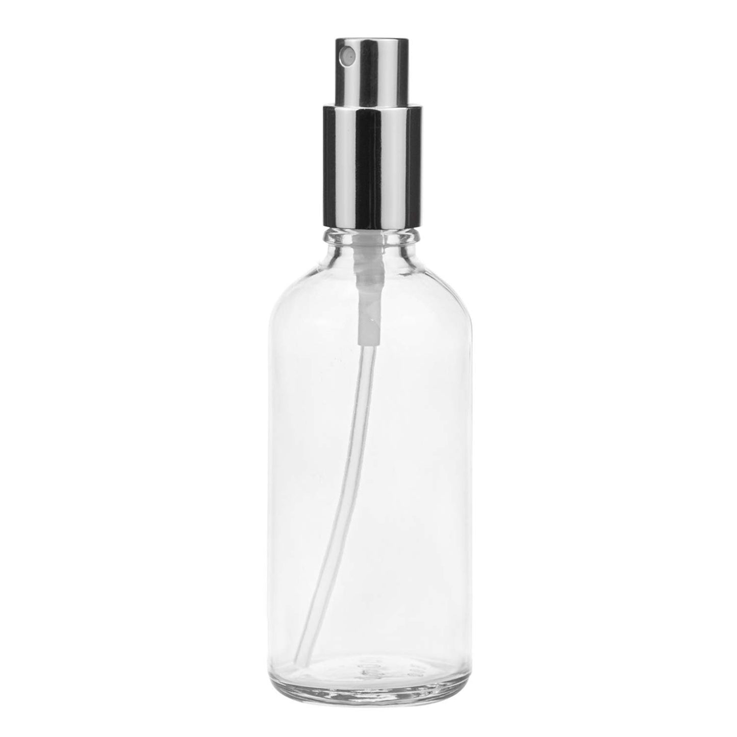 Foraineam 12 Pack 100ml / 3.4 oz. Clear Glass Spray Bottles for Perfume, Essential Oils, Cleaning Products