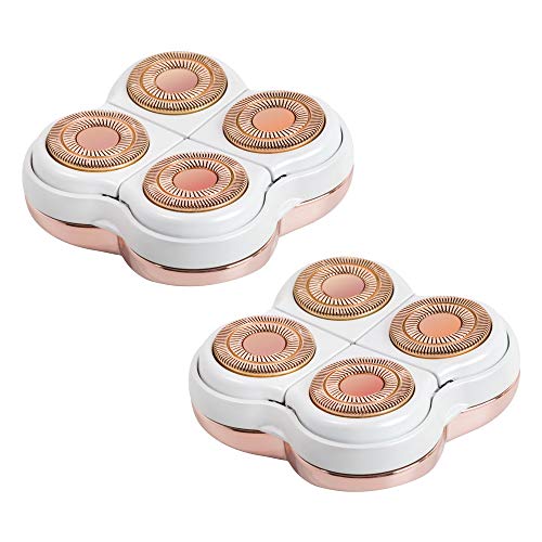 Replacement Heads for Flawless Legs Hair Remover - Rose Gold 2-Pack