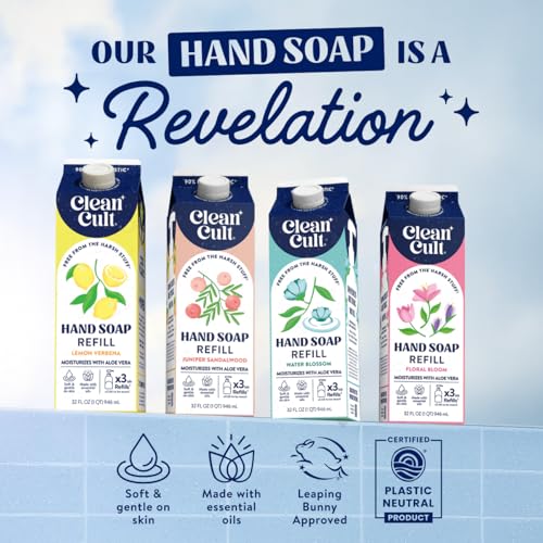 Cleancult Liquid Hand Soap Refill - Juniper Sandalwood 32oz