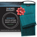 Charcoal Silver Ion Exfoliating Washcloth with Handles