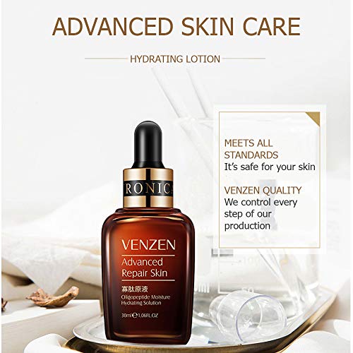 VENZEN Natural Organic Advanced Repair Skin Hyaluronic Nicotinamide Oligopeptide Hydrating Solution 30ml (HYALURONIC)