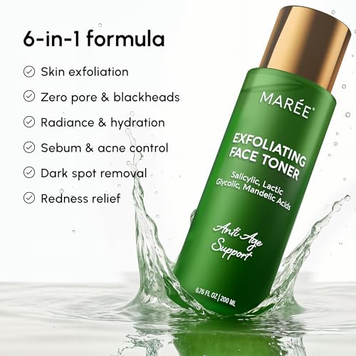 MAREE Salicylic Acid Exfoliating Toner - AHA BHA Face Exfoliant