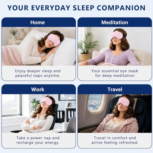 Cooling Gel Eye Mask for Migraines & Puffy Eyes – 2 Pack