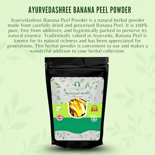 Banana Peel Powder 200 Gm | Banana Peel Powder For Hair Conditioning & Moisturizing Face Packs | No Preservatives | No Silica | External Use Only |