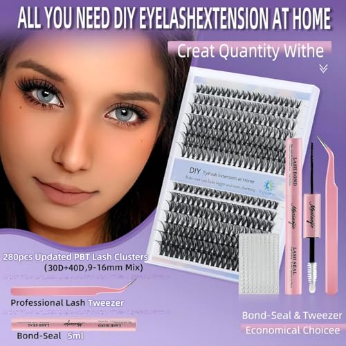 Black Lash and Brow Color Kit, Instant Coloring for Eyelash&Eyebrows, Natural and Long-lasting Lash&Brow Kit with Professional Results, for Salon and DIY Home Use