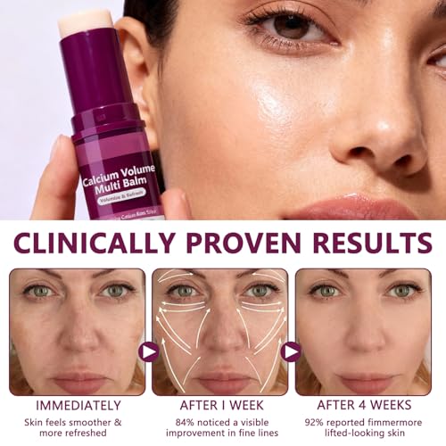 Calcium Collagen Volume Multi Balm Stick - Anti-Wrinkle Moisturizer (2pcs)