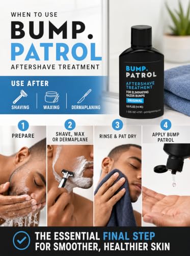 Bump Patrol Aftershave Serum 0.5 fl oz for Razor Bumps & Irritation