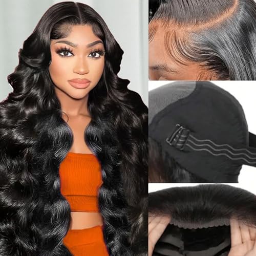Glueless Human Hair Wig 5x5 Closure 24in Body Wave