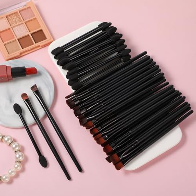 200-Piece Disposable Makeup Brush Set for Eyebrows & Eyeshadow