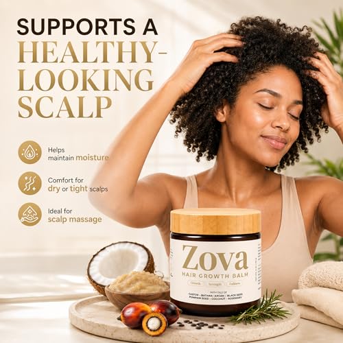 Zova Hair Growth Balm - Multi-Oil Blend for Thicker Hair