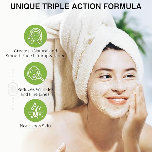 Papaya Algae Enzyme Polish Face Scrub, All in One Solution, For All Skin Types, Including Sensitive & Acne-Prone 4 Oz