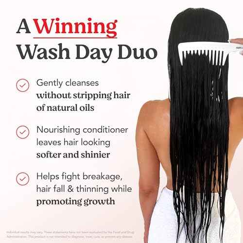 HAIRtamin Shampoo and Conditioner Set - Paraben & Sulfate Free, Volumizing & Moisturizing, Natural Biotin Shampoos and Conditioners, Gentle Moisturizer on Curly & Color Treated Hair