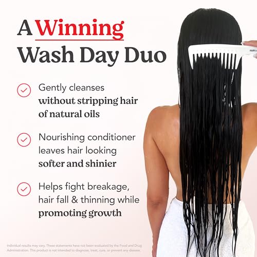 HAIRtamin Biotin Shampoo & Conditioner Set - Volumizing & Moisturizing