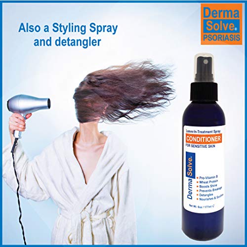 Dermasolve Psoriasis Leave-In Conditioner Spray for Sensitive Scalp