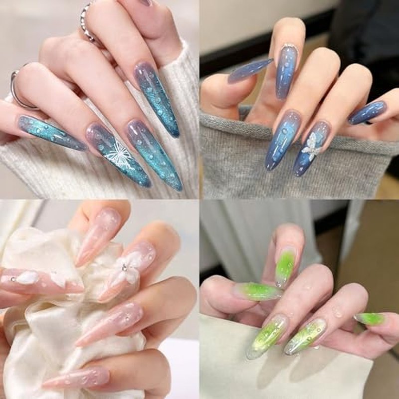 3D Water Drop Gel Top Coat - UV/LED Soak Off Nail Art Kit (2x12ml)