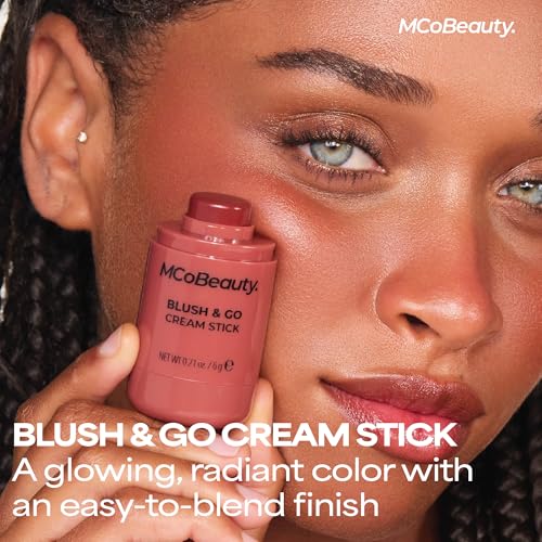 MCoBeauty Blush & Go Cream Stick Baby Pink | Cheek & Lip Color
