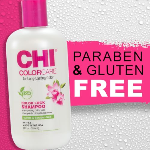 CHI ColorCare Color Lock Shampoo 12 fl oz – For Color-Treated Hair