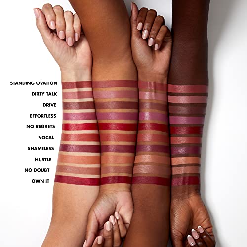 e.l.f. O Face Satin Lipstick in Dirty Talk - Creamy Long-Lasting Color