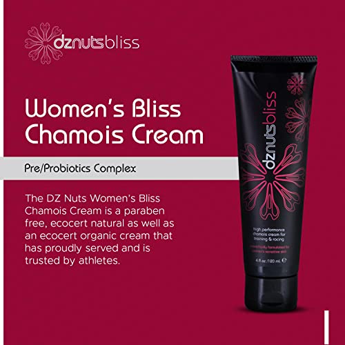 dznuts - Women¡¯s Bliss Chamois Cream - Anti-Chafing for Saddle Sores, Thigh Friction, Skin Irritation - Cyclists, Runners, Triathletes 3 Pack