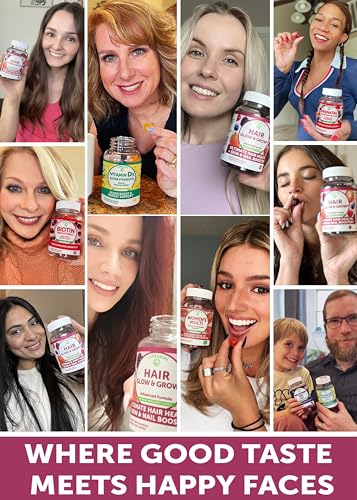 Lunakai Hair Growth Gummies with Biotin & Vitamin E, 60ct