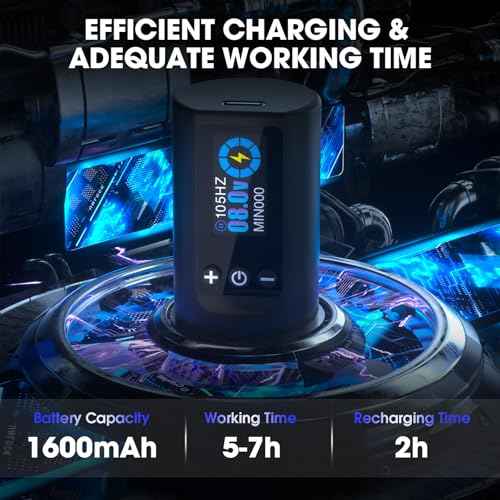 Tattoo Kit - EZTAT2 Tattoo Gun Kit with 7 Strokes 2.0-4.0mm Wireless Tattoo Machine, 1600mAh Battery Power Supply, 20Pcs Tattoo Cartridge Needles and 11 Color Inks for Tattoo Artists