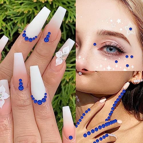 1799 Pcs Self-Adhesive Rhinestone Stickers 3-6mm