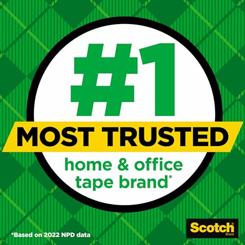 Scotch Magic Tape, Invisible, Home Office Supplies and Back to School Supplies for College and Classrooms, 6 Rolls