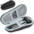 Braun Shaver Travel Case - Hard EVA Protective Holder for Series 3/5/6/7/8/9 Pro+ & All Models (Fits 3s, 5s, 7s, 8s, 9s)-Water-Resistant Men's Electric Razor Storage Pouch for Gym & Vacation