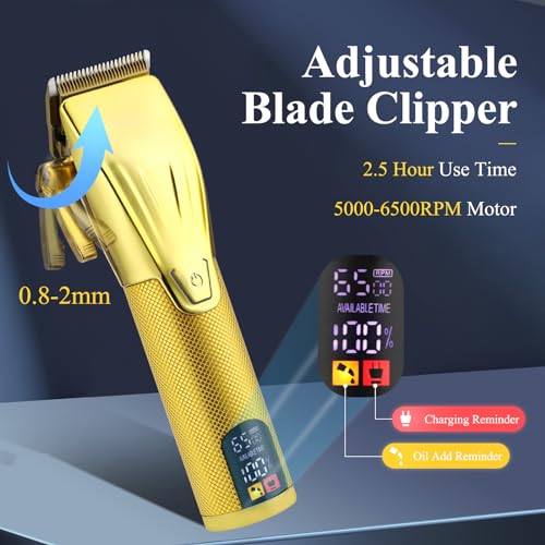 SUNNOW Professional Hair Clipper Set - Cordless 3-in-1 Grooming Kit