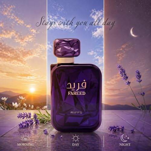 RiiFFS Fareed Eau de Parfum for Men - Long Lasting Fresh Spicy Fragrance 100ml