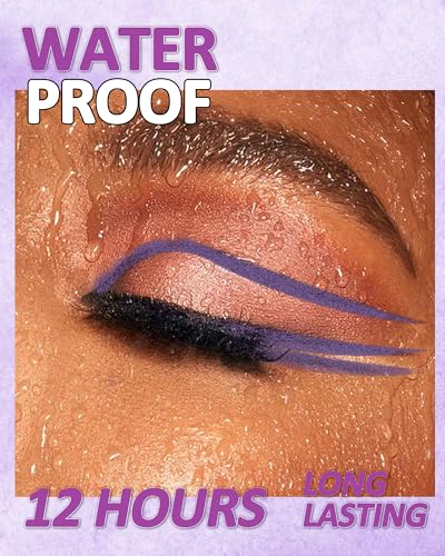 Purple Mascara & Plum Eyeliner Set - 5D Waterproof Makeup Kit