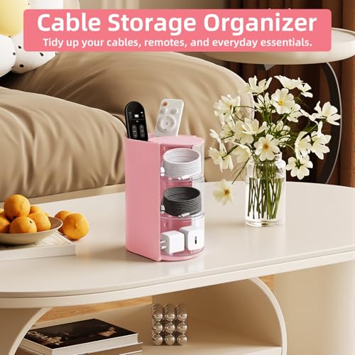 Rotating Hair Accessories Organizer, 3-Tier Holder for Clips, Ties & Brushes