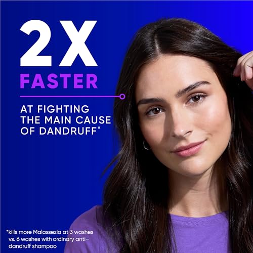 Head & Shoulders Anti-Dandruff Shampoo with 1% Selenium Sulfide, Clinical Strength Advanced Oil Control Twin Pack, Seborrheic Dermatitis Relief, Oily Scalp, 13.5 fl oz Each
