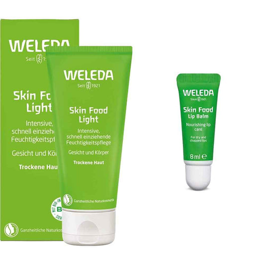 Weleda Skin Food Light and Skin Food Nourishing Lip Butter Duo