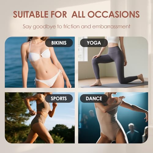 Seamless Modesty Cover Invisible Silicone Insert (4 Pack)