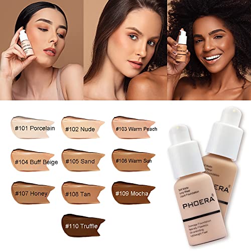 Phoera Full Coverage Foundation 30ml - Matte Oil Control
