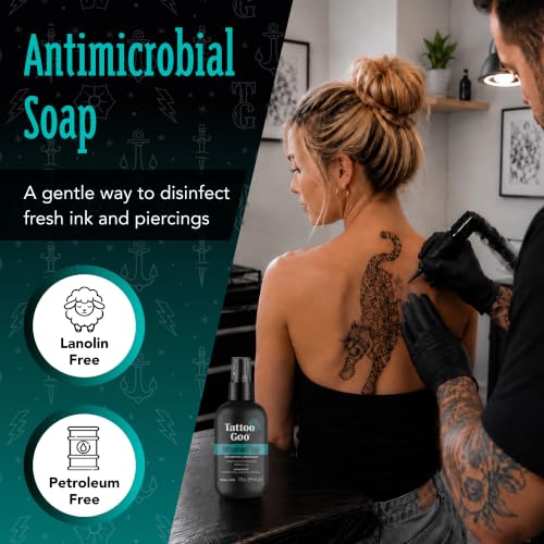 Tattoo Goo Cleansing Soap 3 oz | pH-Balanced Tattoo & Piercing Care