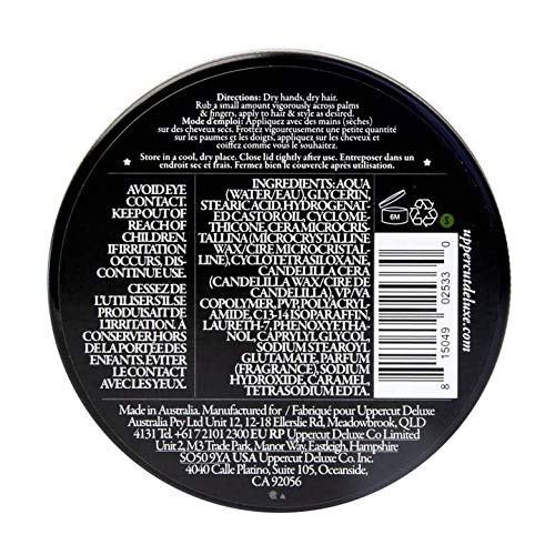 Uppercut Deluxe Matte Pomade for Men – Medium Hold, 3.5oz