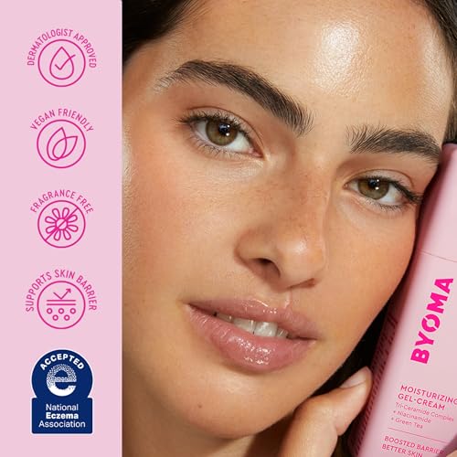 BYOMA Moisturizing Gel Cream - Lightweight Daily Face Lotion with Niacinamide
