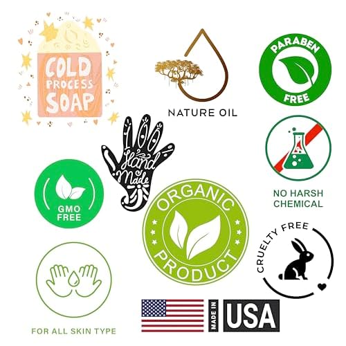 10 PACKS Shower Star Bar Soap Body Wash For Men 5 Oz Daily Use Natural Shower Soap Men's Soap Long Lasting Freshness Olive & Natural Oils NonGMO No Parabens Cool Mint Herb Green Forest & MORE GIFT BOX