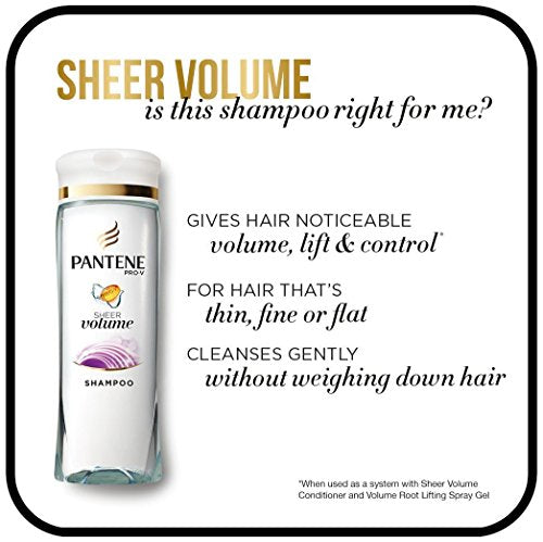 Pantene Pro-V Sheer Volume Shampoo, 25 Fl Oz