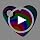 Heart Shaped Nail Polish Mixing Palette with Spatula