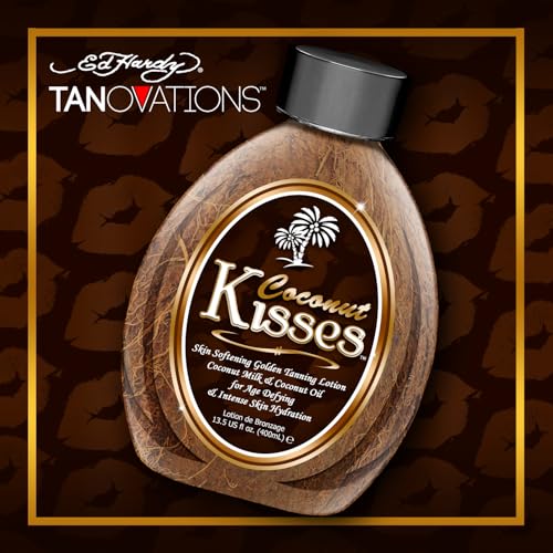 Ed Hardy Coconut Kisses Golden Tanning Lotion 13.5oz