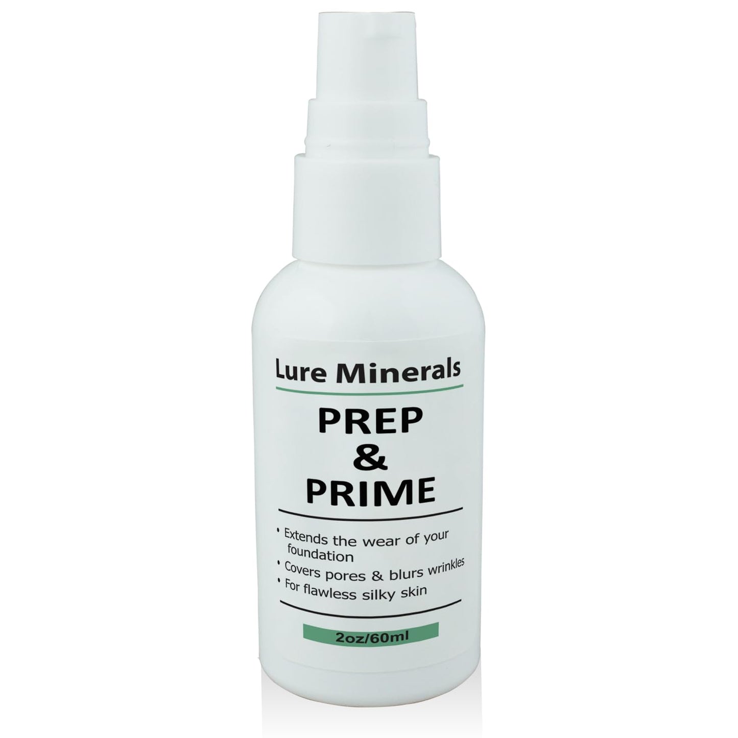 Lure Minerals Prep and Prime Foundation Primer, 2oz (Compare to Bare Min,)