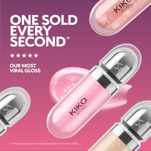 KIKO Milano 3D Hydra Lip Gloss – High Shine, Hydrating