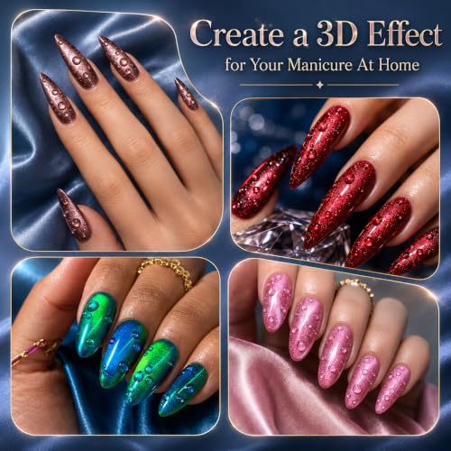 AzureBeauty 3D Water Drop Gel Top Coat 15ML - A-Clear-1