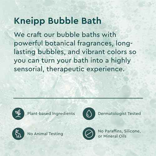 Kneipp Under The Weather Eucalyptus Aromatherapy Bubble Bath - Good for Respiratory Wellness - Vegan - Sulfate Free - 13.5 fl oz - Up to Eight Baths